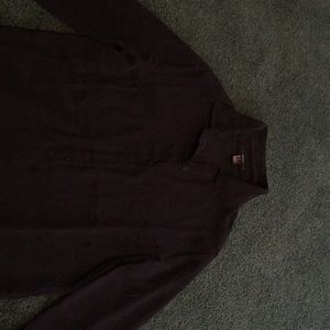 see through button up